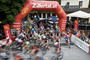 Massenstart zur ersten Etappe der Zillertal Bike-Challenge 2013 in Fügen